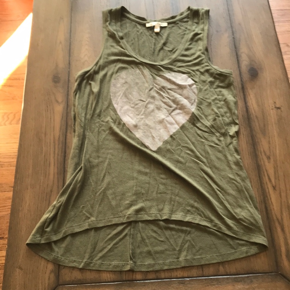Green tank top